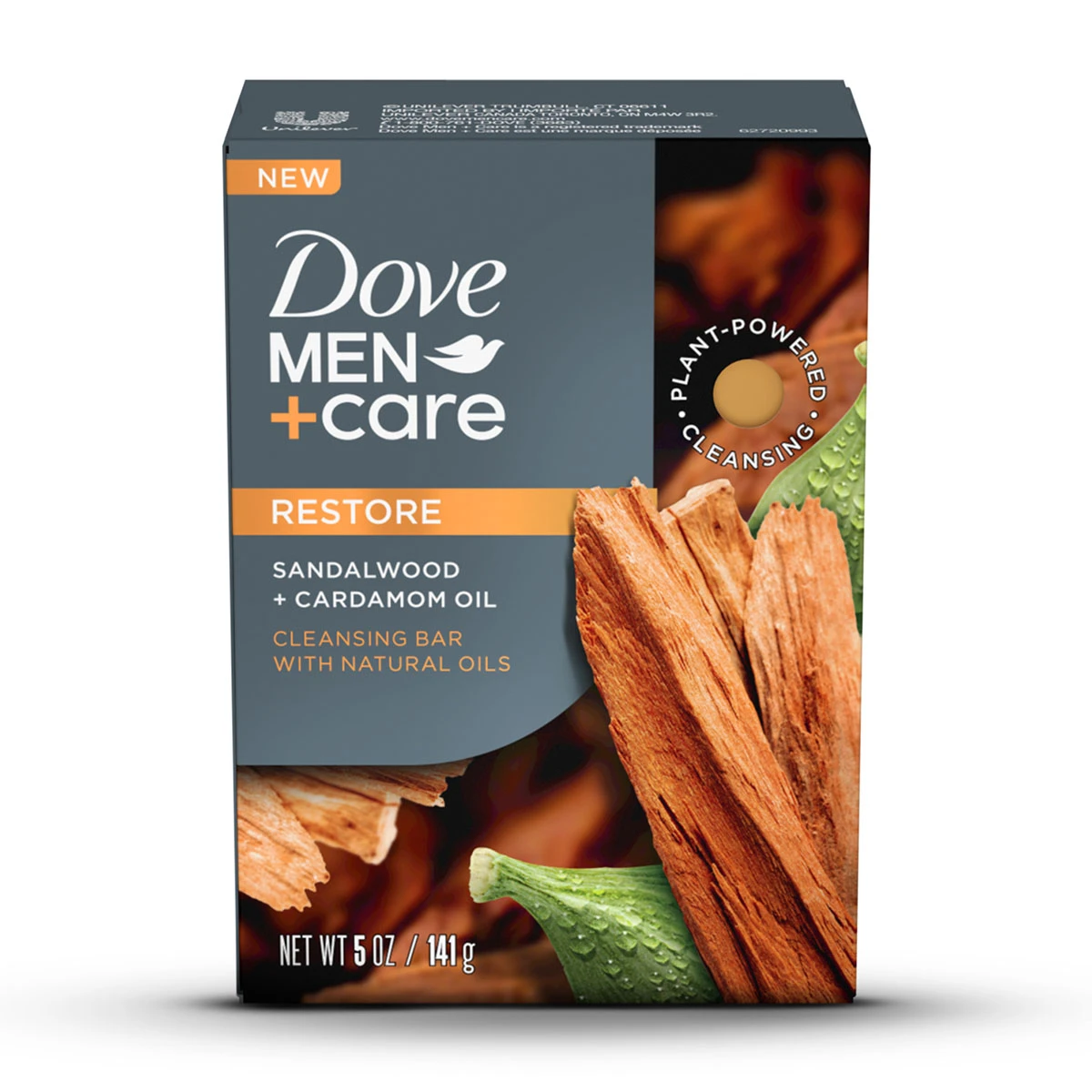 Dove Men Care Cleansing Bar Sandalwood And Cardamom Oil 141g
