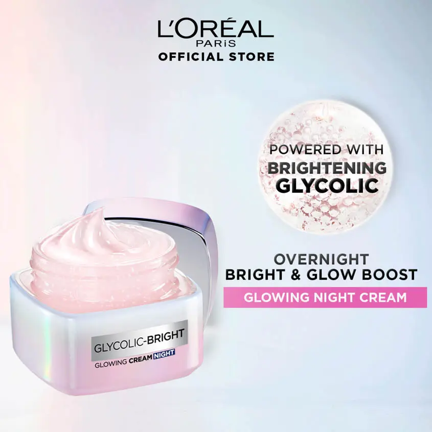 L'Oreal Paris Glycolic Bright Night Cream 50 ml - view 9