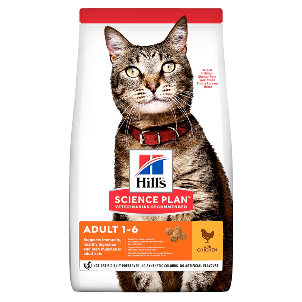 Hill'S Science Plan Adult Cat Food With Chicken 3 kg