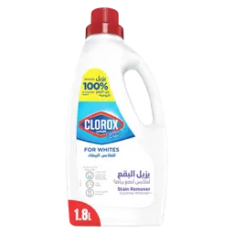 كلوركس سائل غسيل مزيل البقع للملابس البيضاء 1.8 لتر 