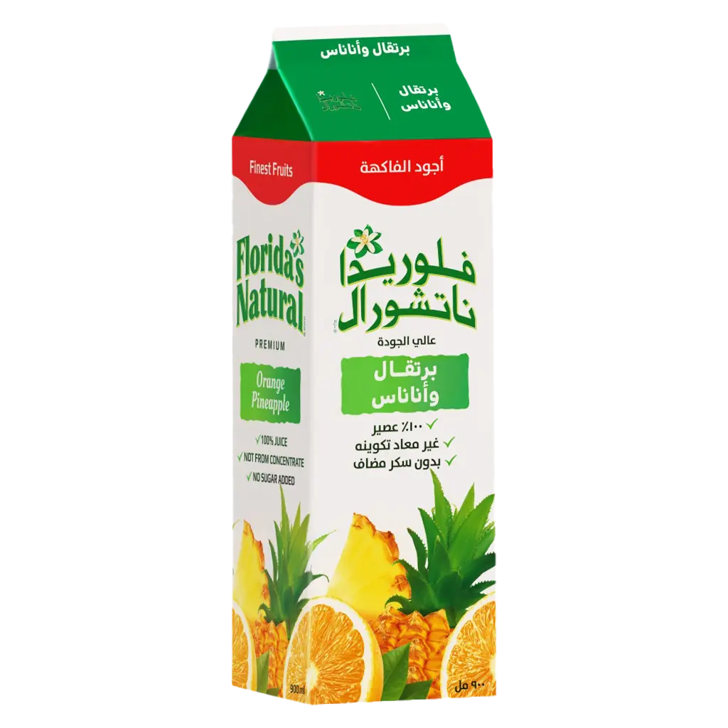 Florida Orange & Pineapple Flavor Juice 900 ml - view 2