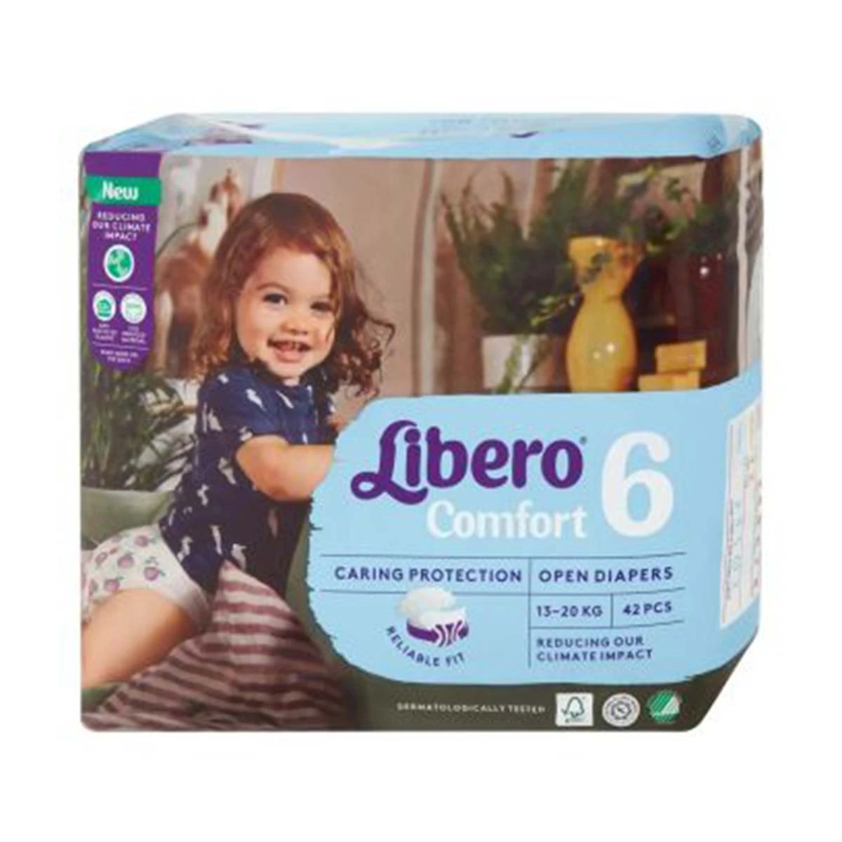 Libero Diapers Comfort 6 Junior 42 Pcs + Gift