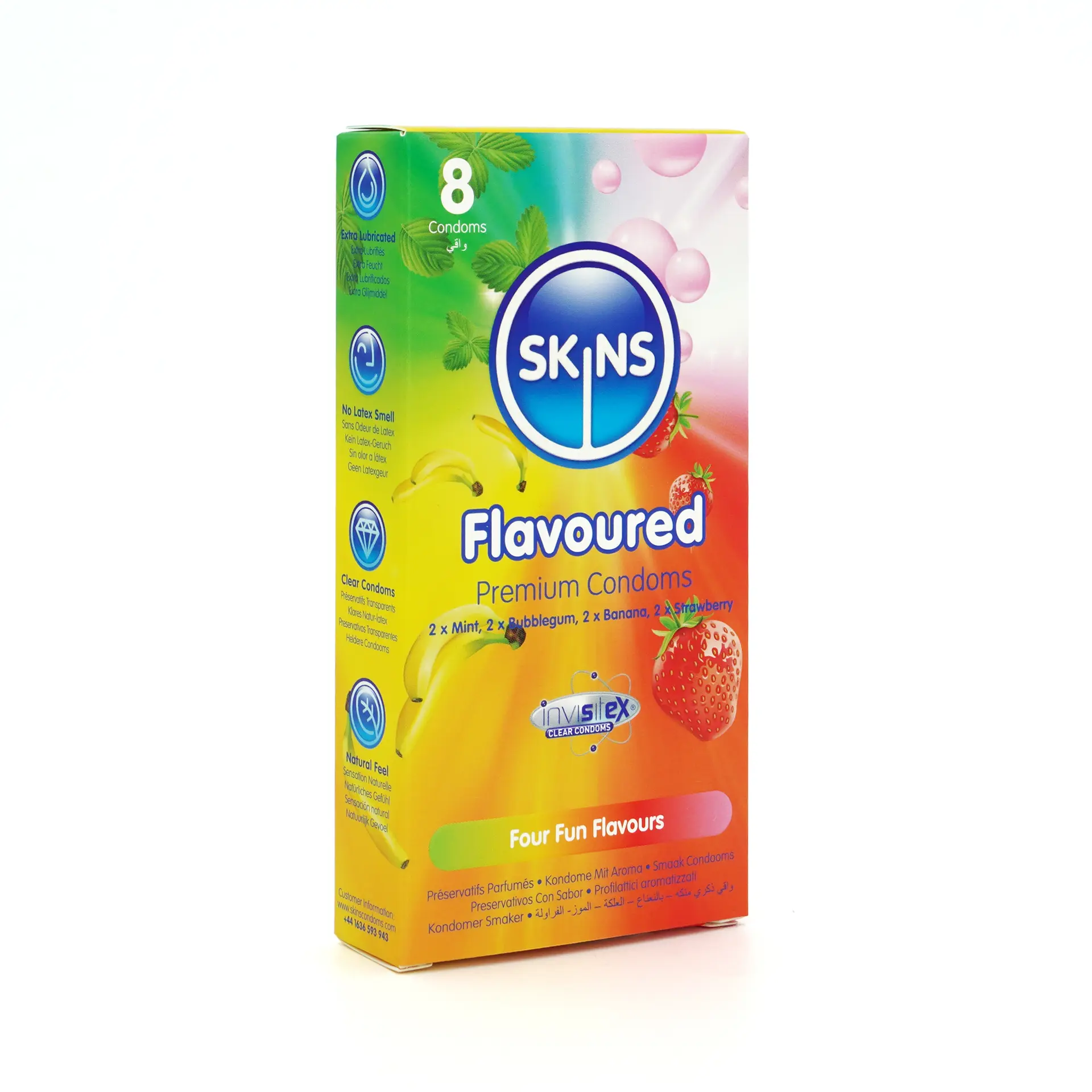 Skins Condom Flavours 8 Pack - view 2