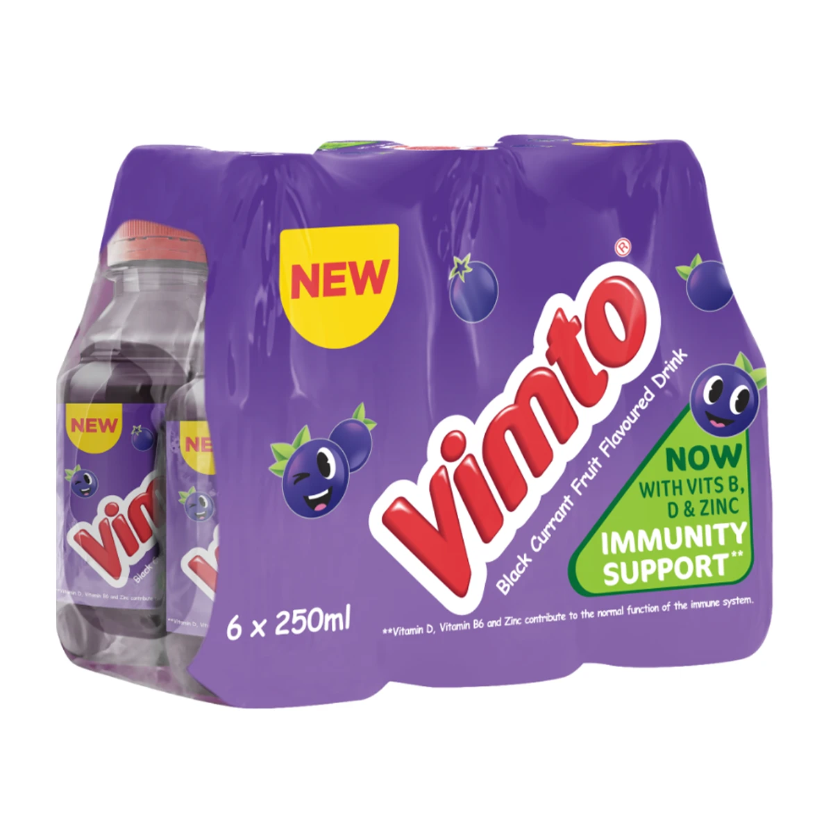 Vimto  Drink Blackcurrant Flavor 6 pcs 250 ml