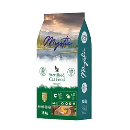 Mystic Dry Cat Food Sterilised Salmon 15 kg