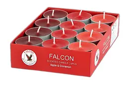 Falcon Tealight Scented Candle Apple Cinamon 24 Pieces