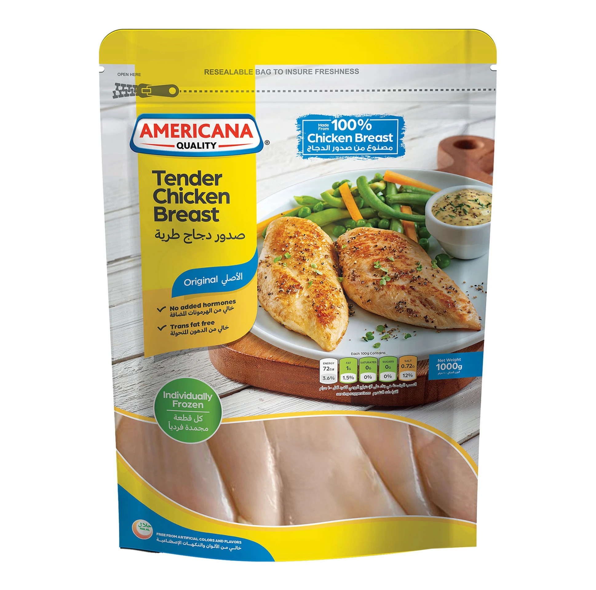 Americana Chicken Tender Breast 1 Kg