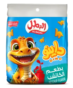 Albatal Dino Snacks Corn Ketchup Box 20 pcs 15 gm