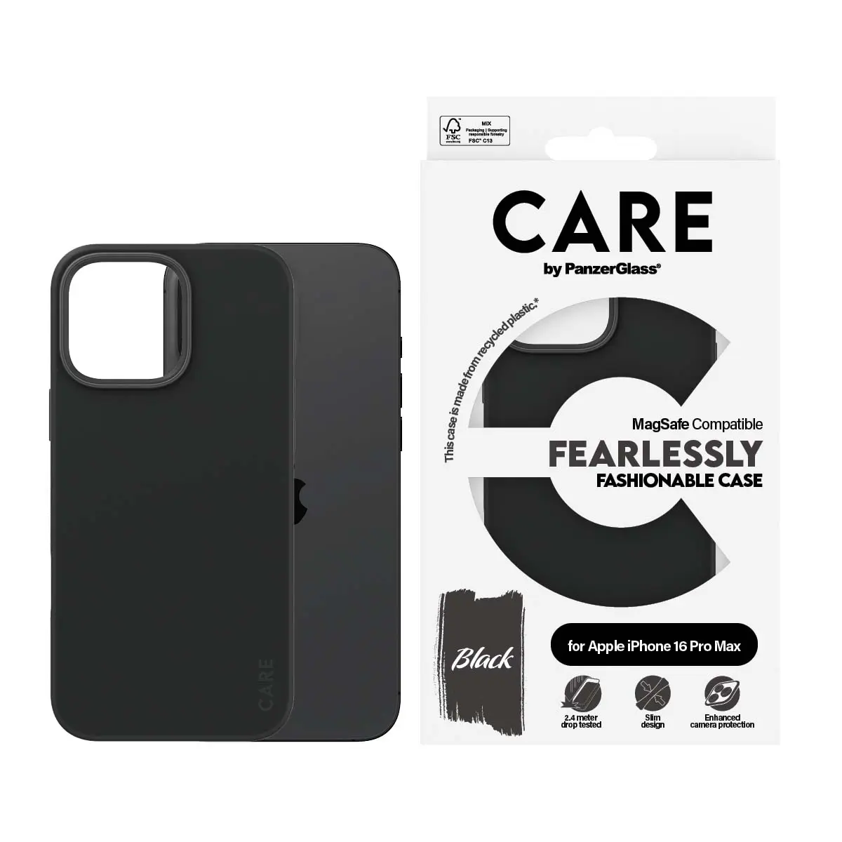 Panzerglass Fashionable Case Black With  Magsafe Iphone 16 Pro Max - view 4