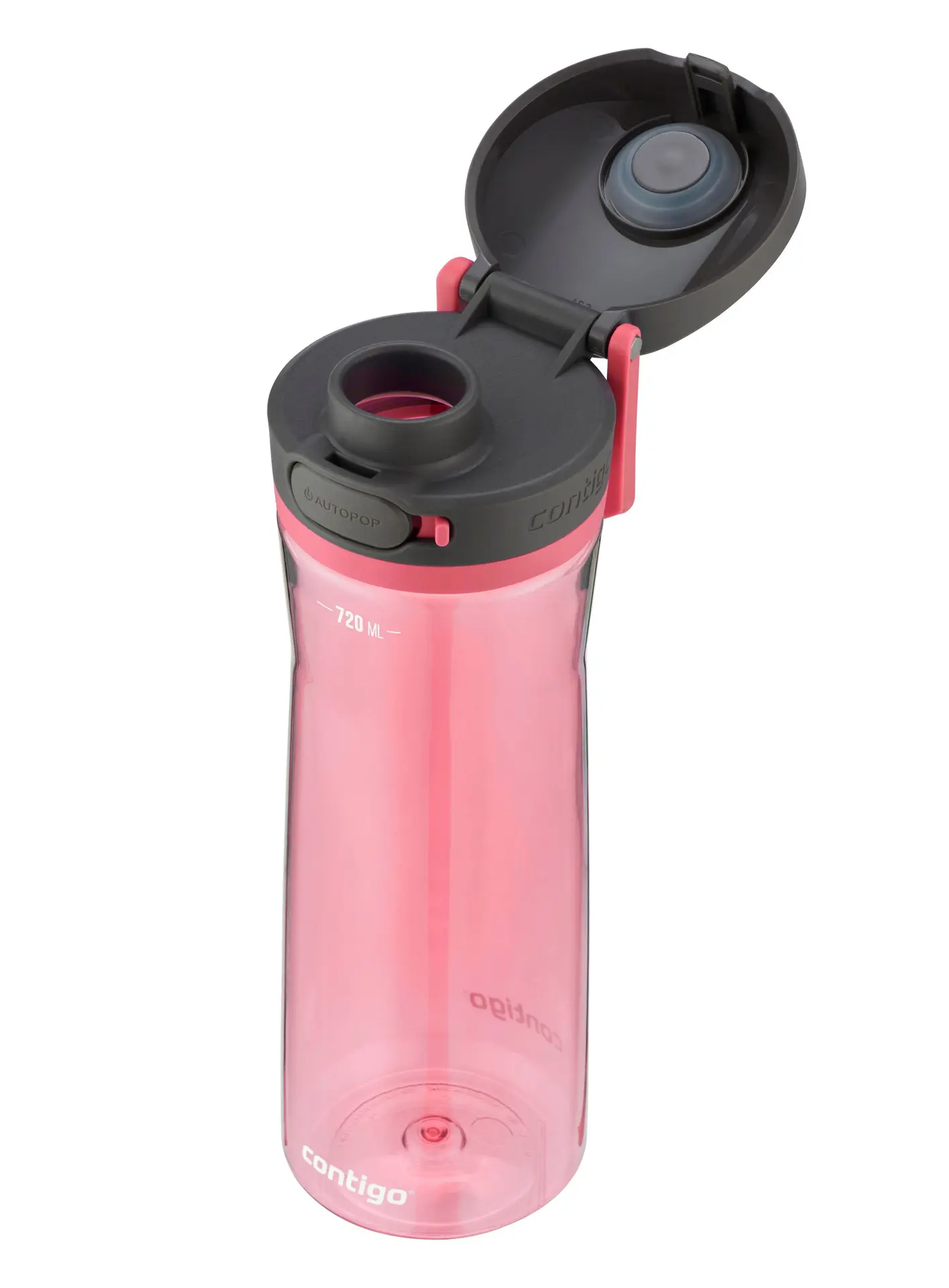 Contigo Jackson Plastic Water Bottle with Leakproof Lid 720 ml Pink - view 2