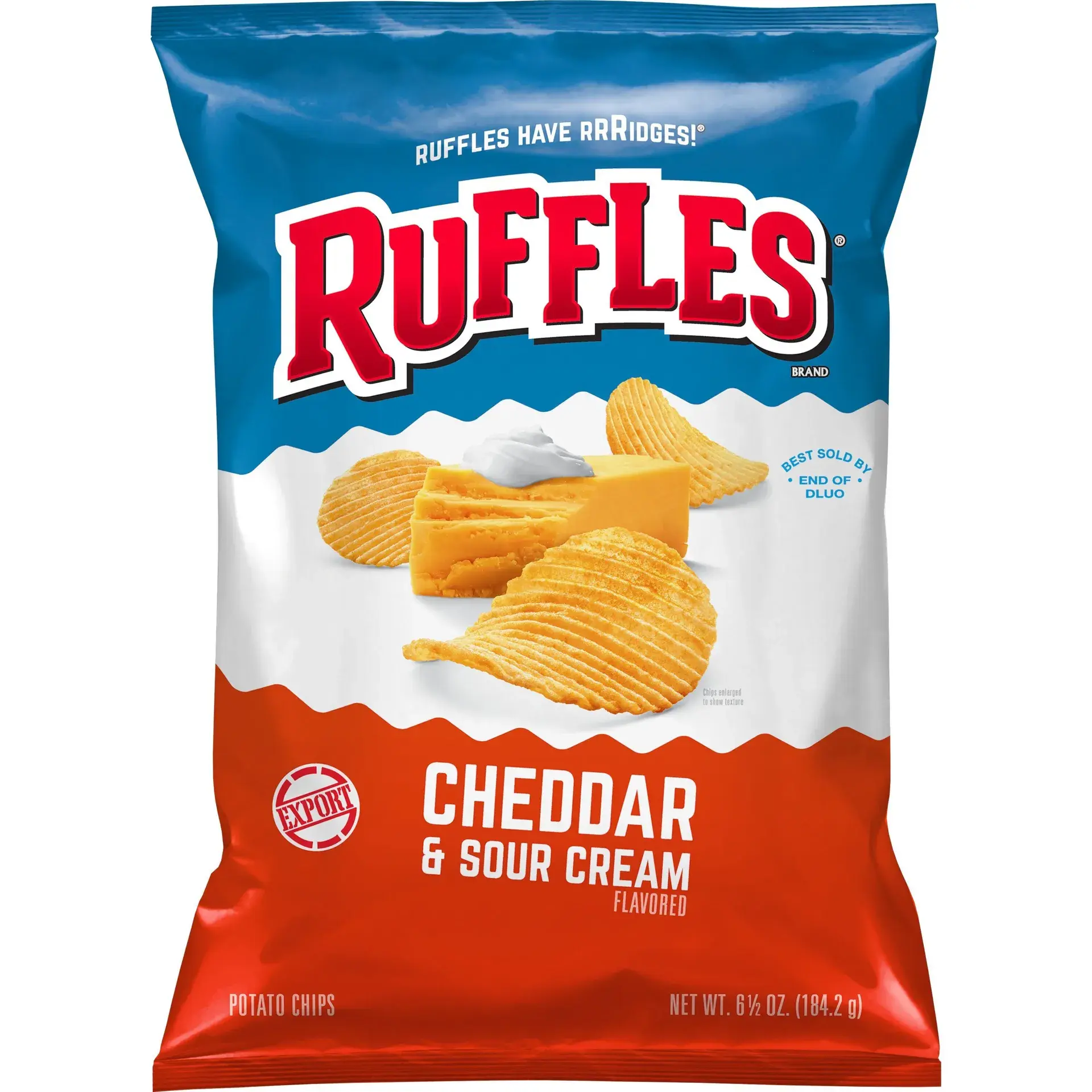 Ruffles Chips Sour Cream & Cheddar 184 gm - view 1