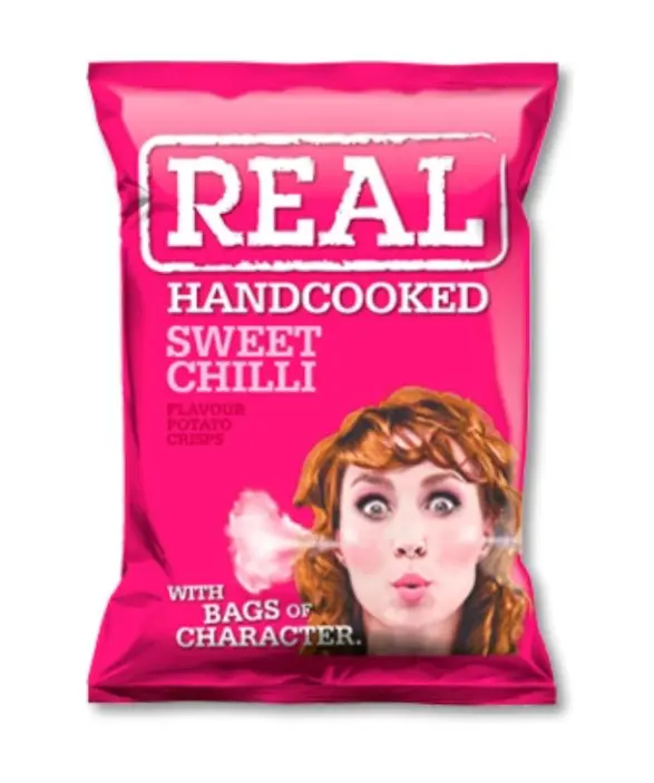 Real Handcooked Sweet Chilli 150 Gm - view 1
