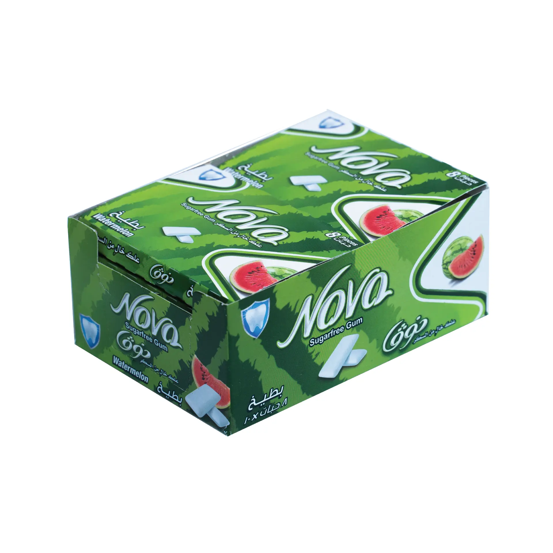 Nova Chewing Gum Blister Water Melon 10 pcs 112 gm - view 4