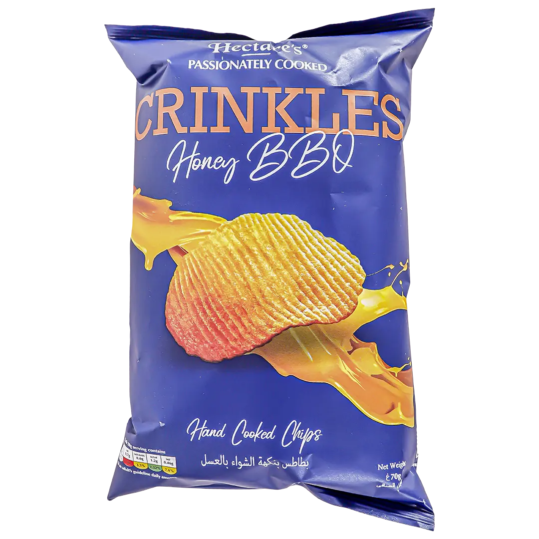 Hectare's Crinkles Chips Honey Bbq 70 gm - view 1