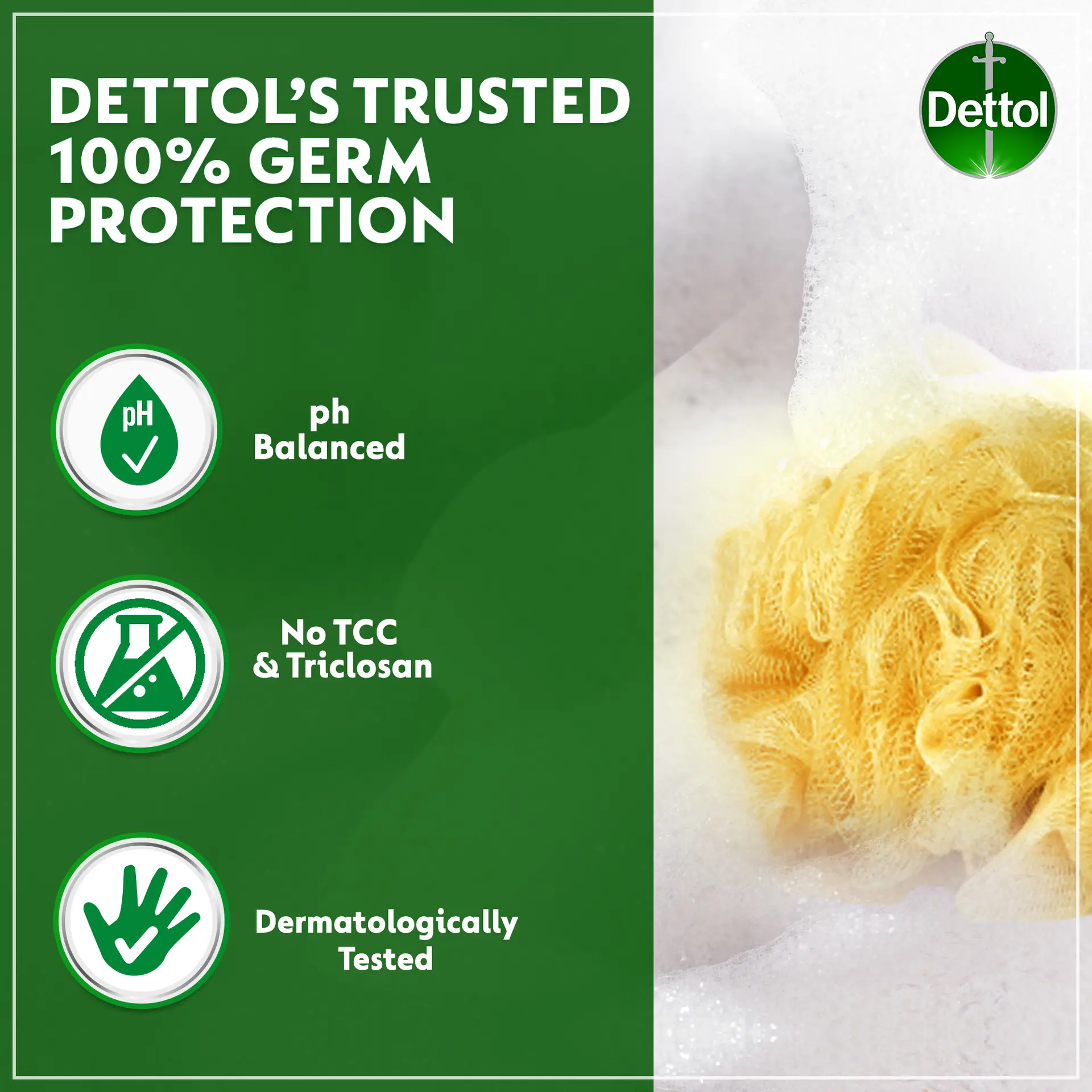 Dettol Cool Shower Gel and Body Wash Menthol and Eucalyptus Scent 250 ml - view 7