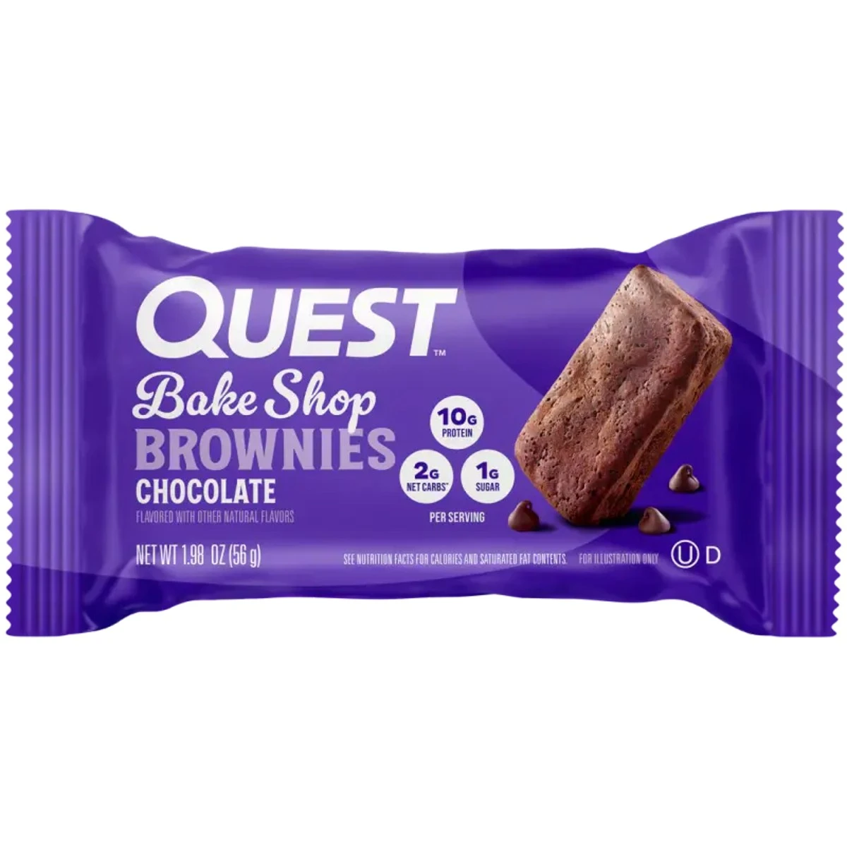 Quest Nutrition Brownie Chocolate 56 gm