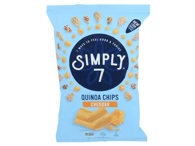 Simply 7 Quinoa Cheddar Chips 79 gm - view 1