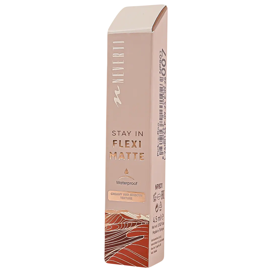Neverti Liquid Matte Lipstick Pink A Boo 007 - view 3