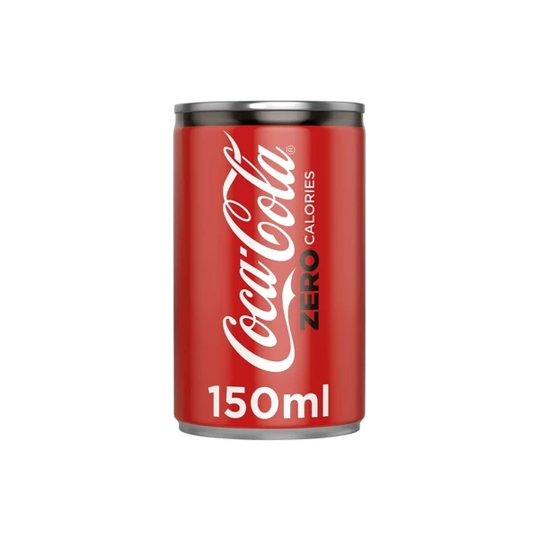 Coca Cola Zero Soft Drink Can 150ML
