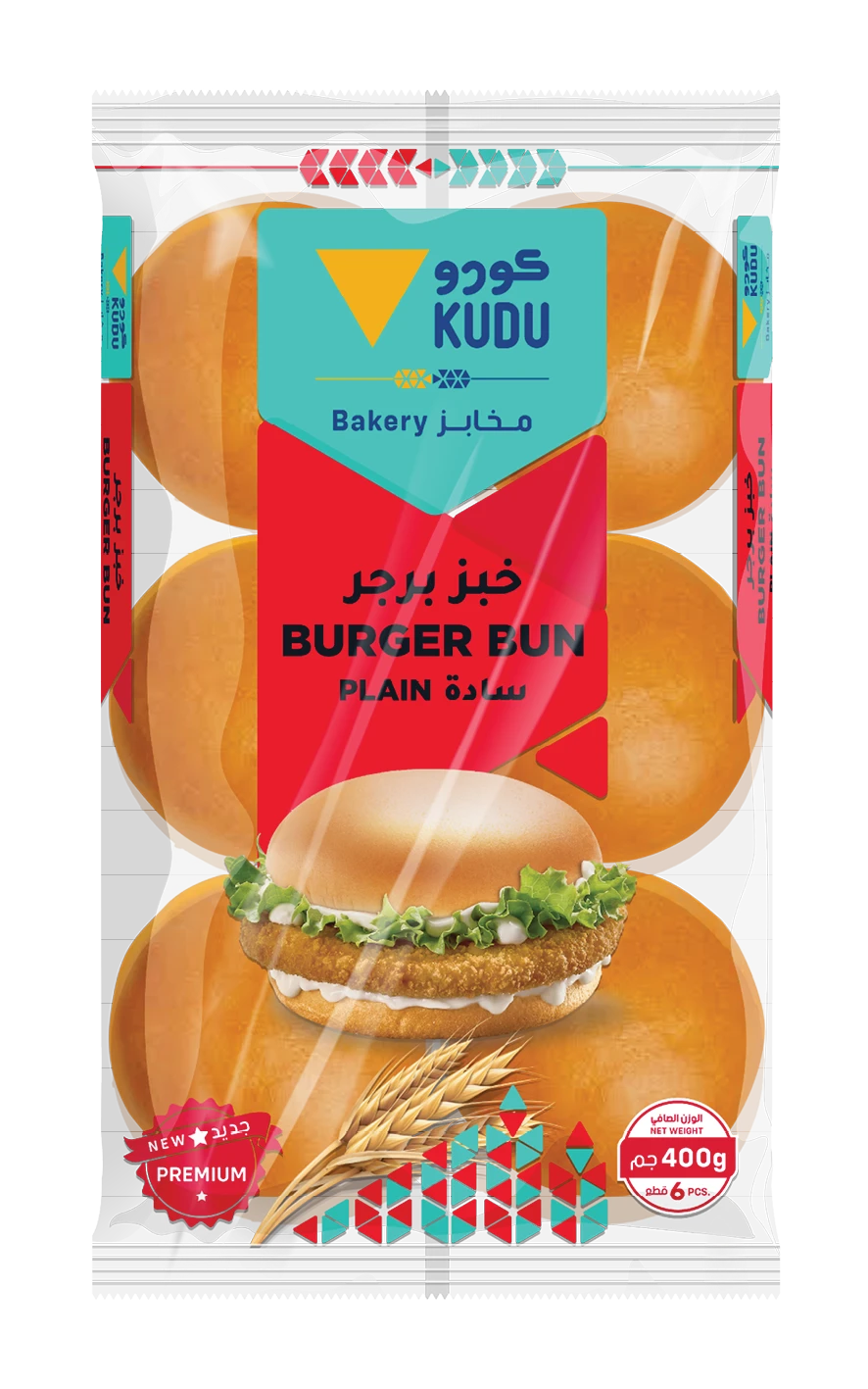 Kudu Plain Burger Bun 6 pcs 420 gm