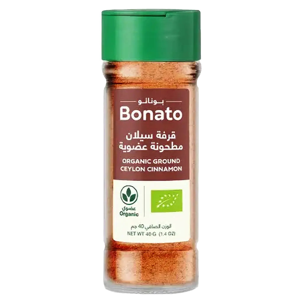 Bonato Organic Ground Ceylon Cinnamon 40 gm - view 1