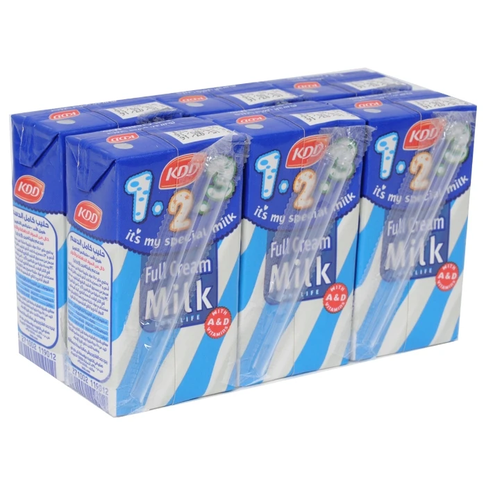 Kdd Full Cream Milk 6x125ml