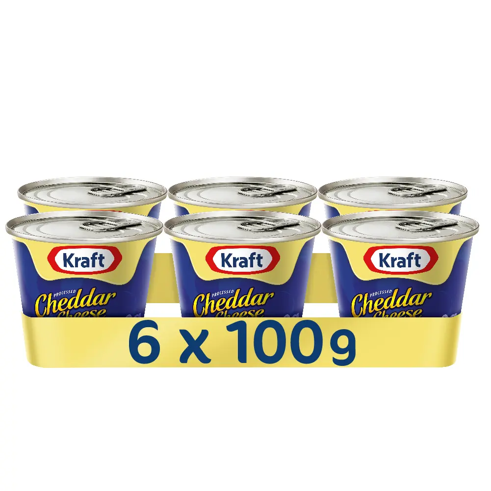 Kraft Block Cheddar Cheese 6 pcs 100 gm - view 6