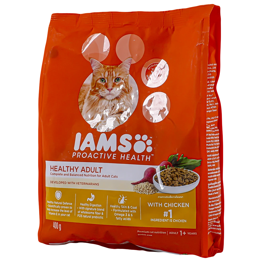 Iams Proactive Health Dry Food for Cats with Chicken 400 gm