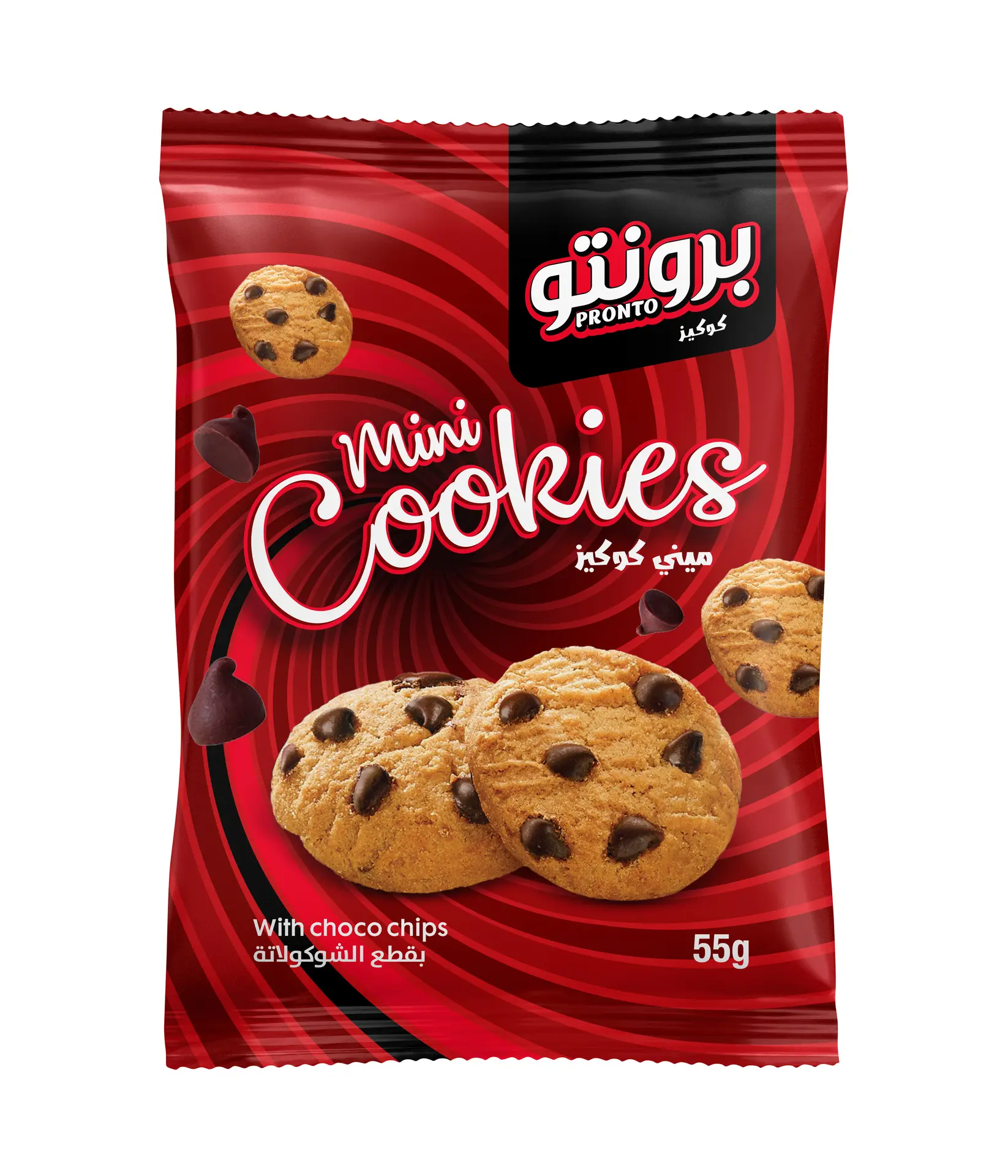 Mini Cookies with Chocochips10 PCS 55 gr - view 2