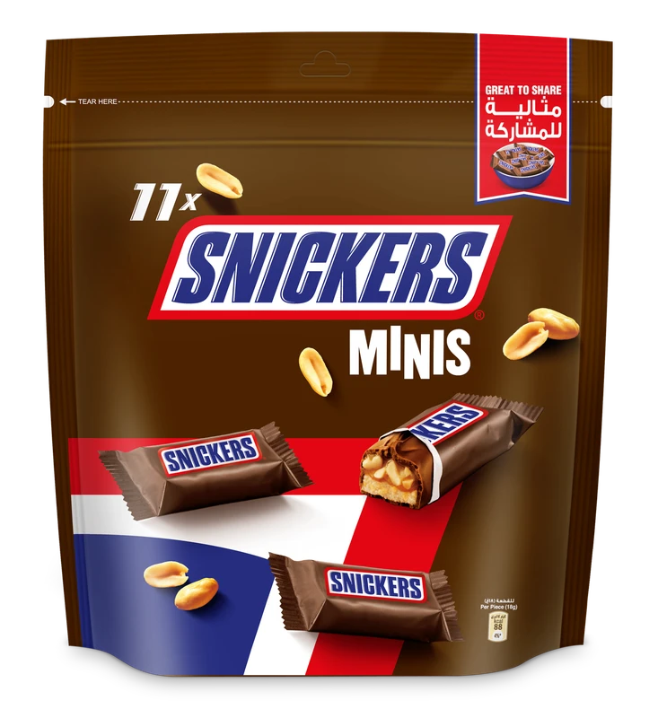 Snickers Chocolate Minis 198 gm