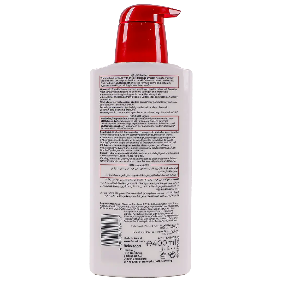 Eucerin Ph5 Lotion For Dry Sensitive Skin 400 ml - view 2