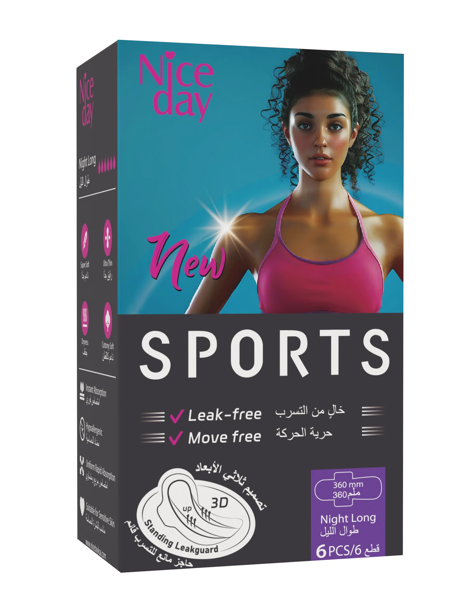 Nice Day Sports Night Long 360 mm 6 pcs
