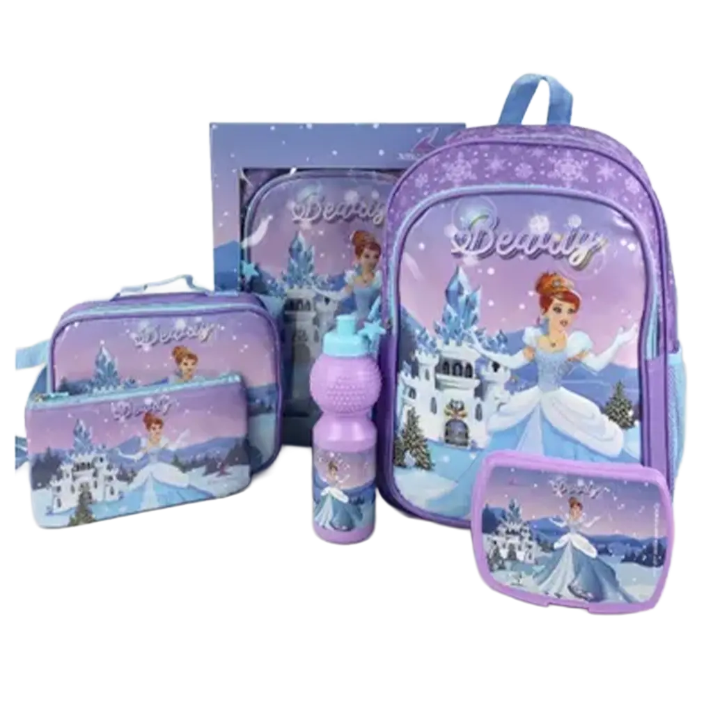 Royal Falcon 5 In 1 Princess 16" Backpack 5 Pcs - view 1