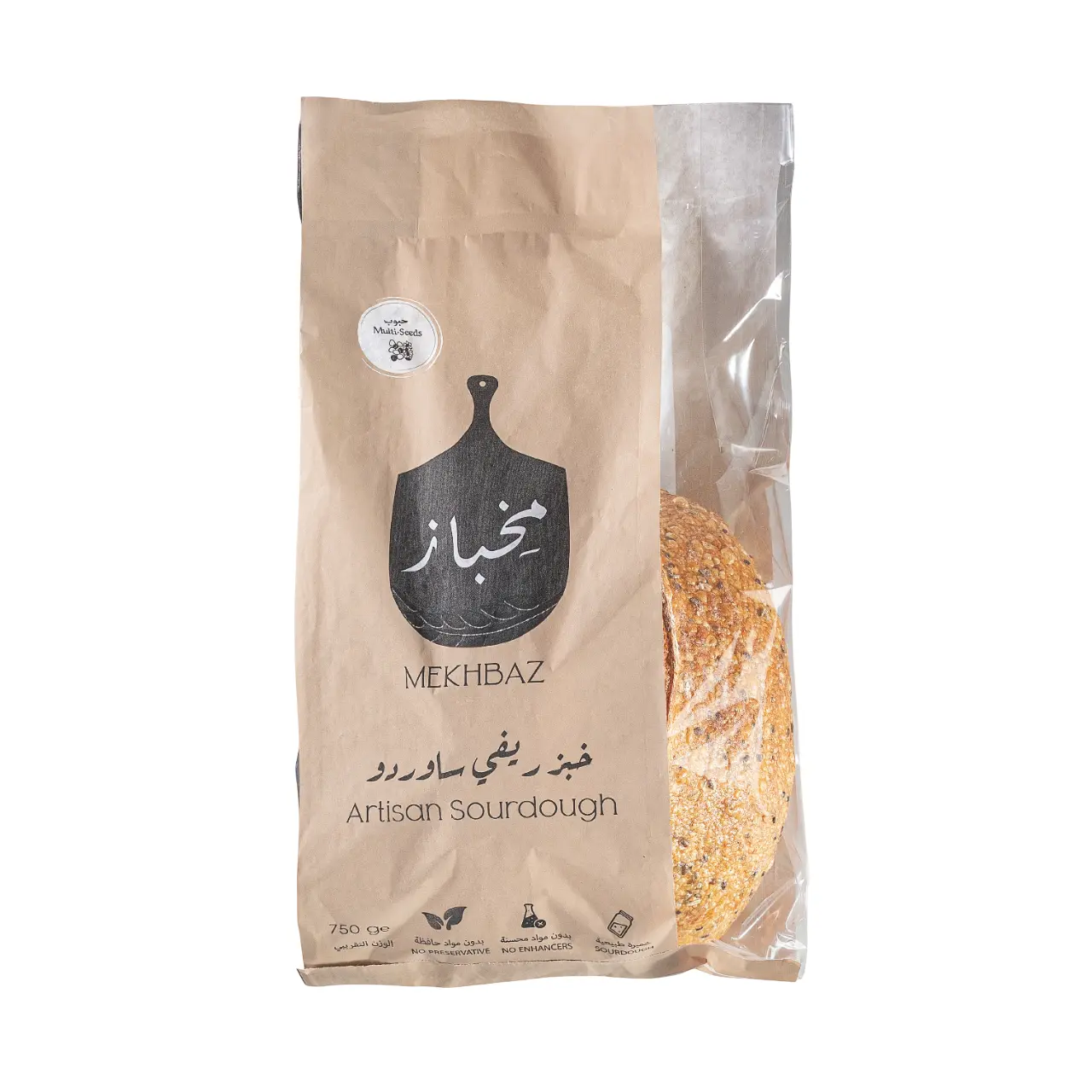 Mekhbaz Sourdough Multi seeds 750 gm - view 1