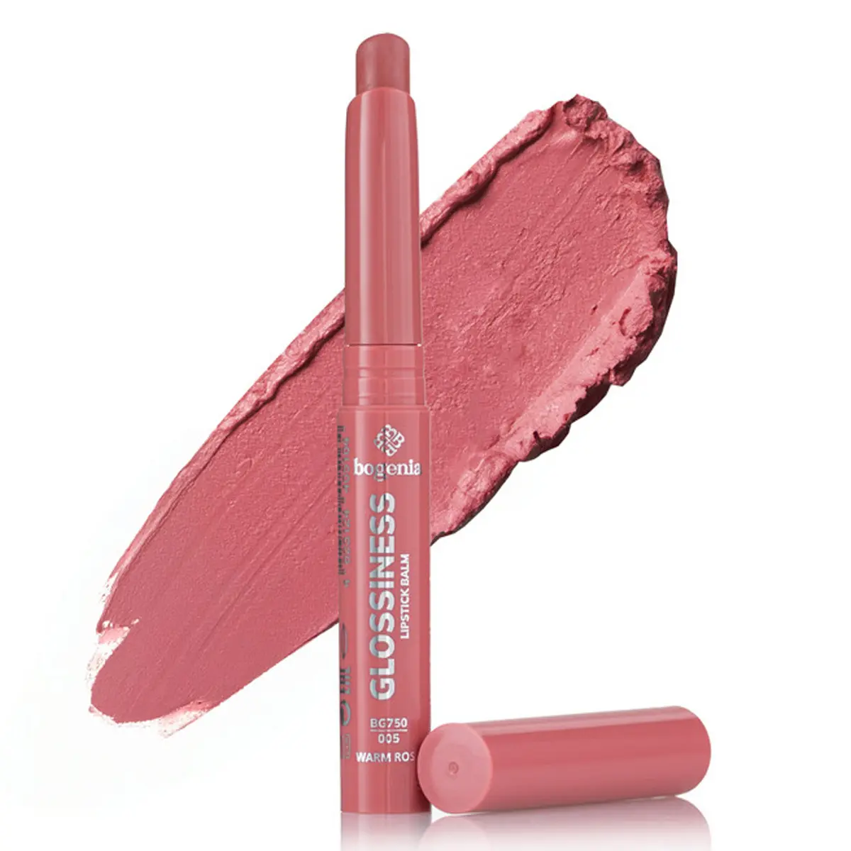 Bogenia Glossiness Lipstick Balm Warm Rose 005 - view 1