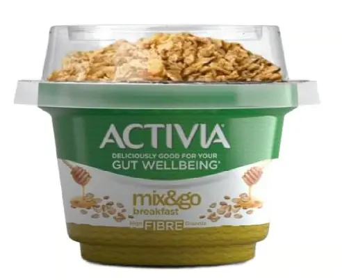 Activia Yoghurt Mix & Go Breakfast Honey 150 Gm - view 1