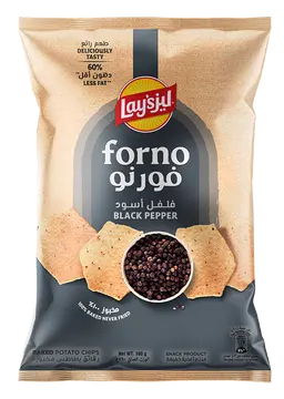 Lays Forno Baked Potato Chips Black Pepper 160 gm