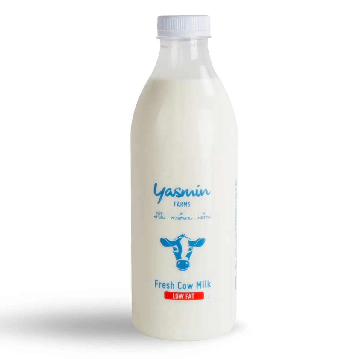 Yasmin Farms Milk Cow Low Fat Plastic Bottle 1L - view 1
