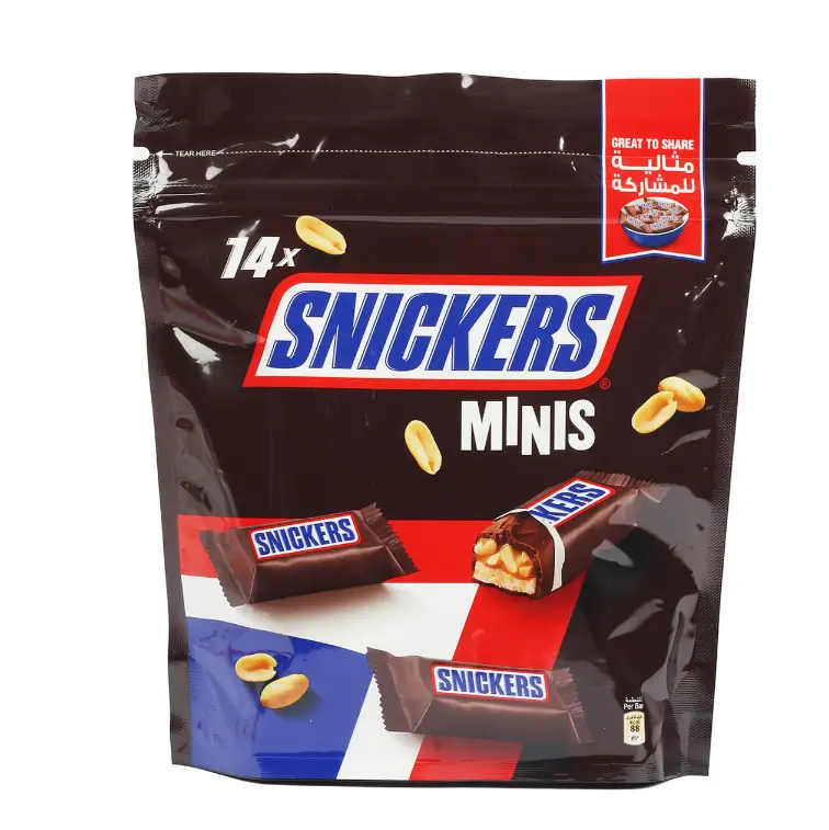 Snickers Minis Chocolate Pouch 14 Pcs 252 Gm - view 1