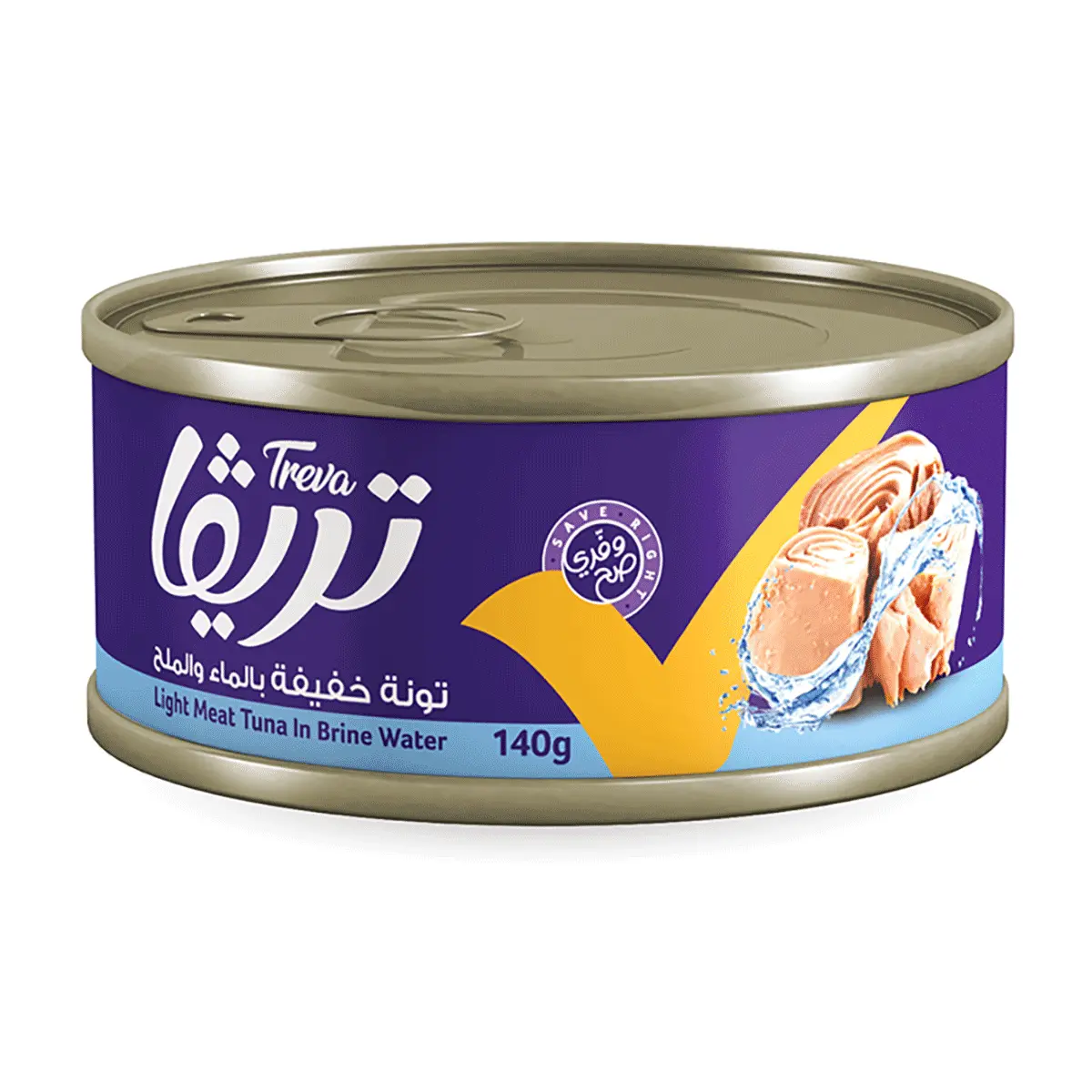 Treva Light Meat In Brine Water 140 gm - view 1