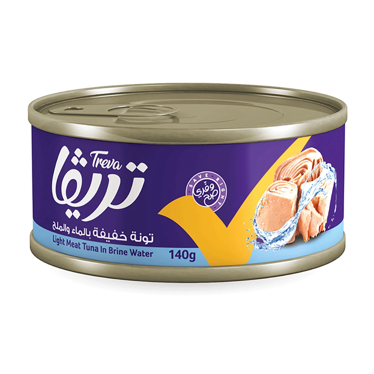 Treva Light Meat In Brine Water 140 gm