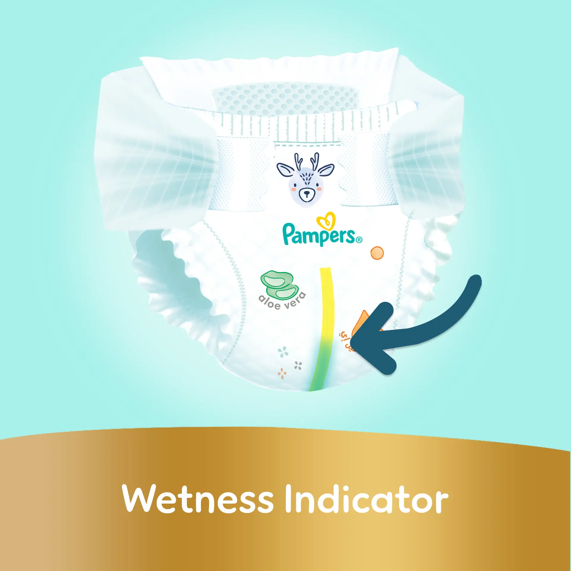 Pampers Diapers Ultimate Comfort Taped Size 7 Aloe Vera Lotion & Vitamin E 35 Diapers  - view 6