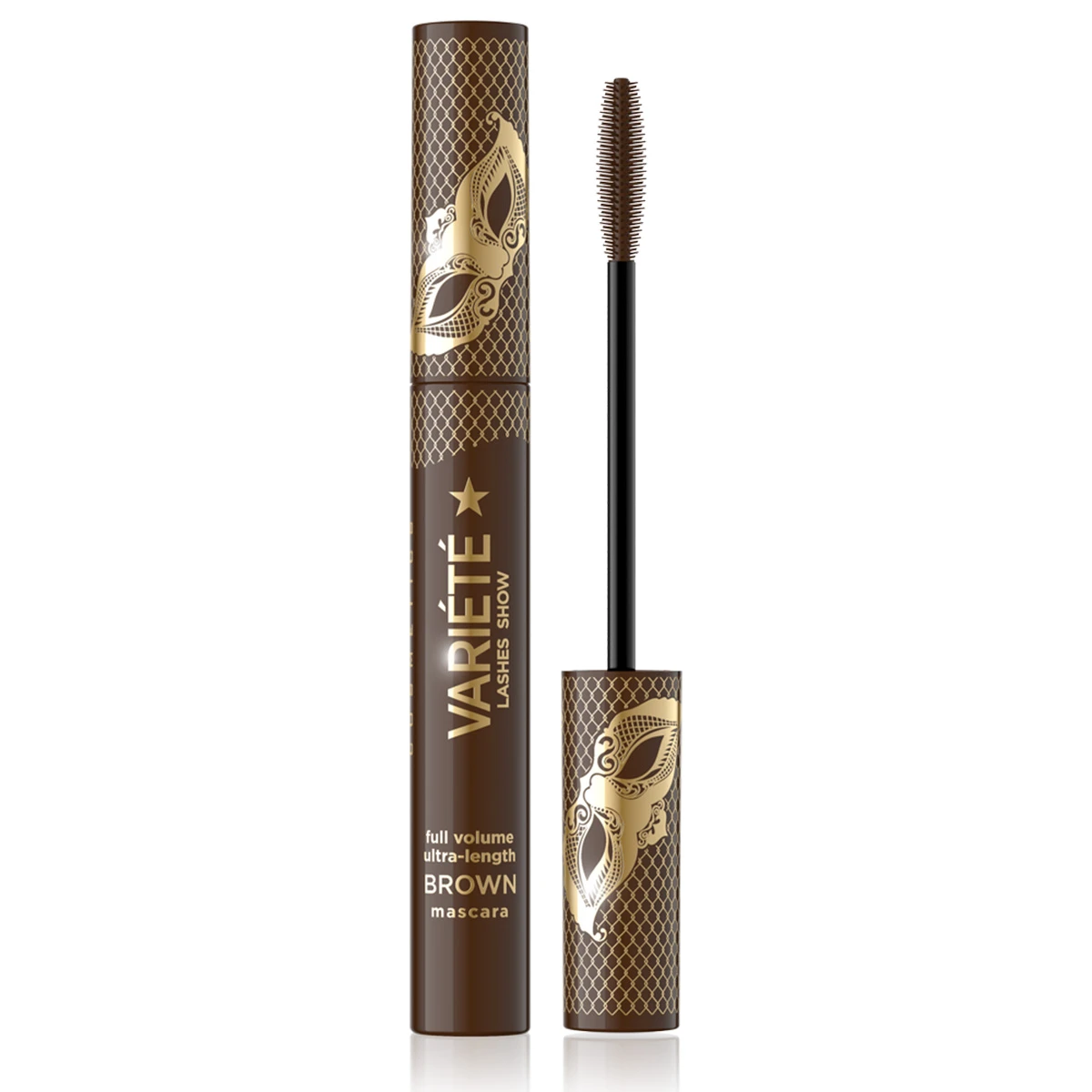Eveline Variete  Mascara Brown Full Volume Ultra Length 