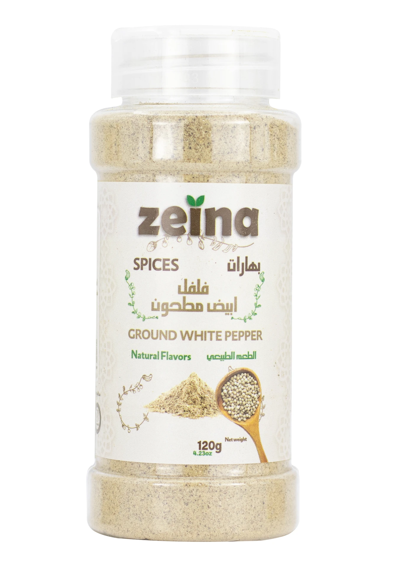 Zeina Ground White Pepper 120 gm