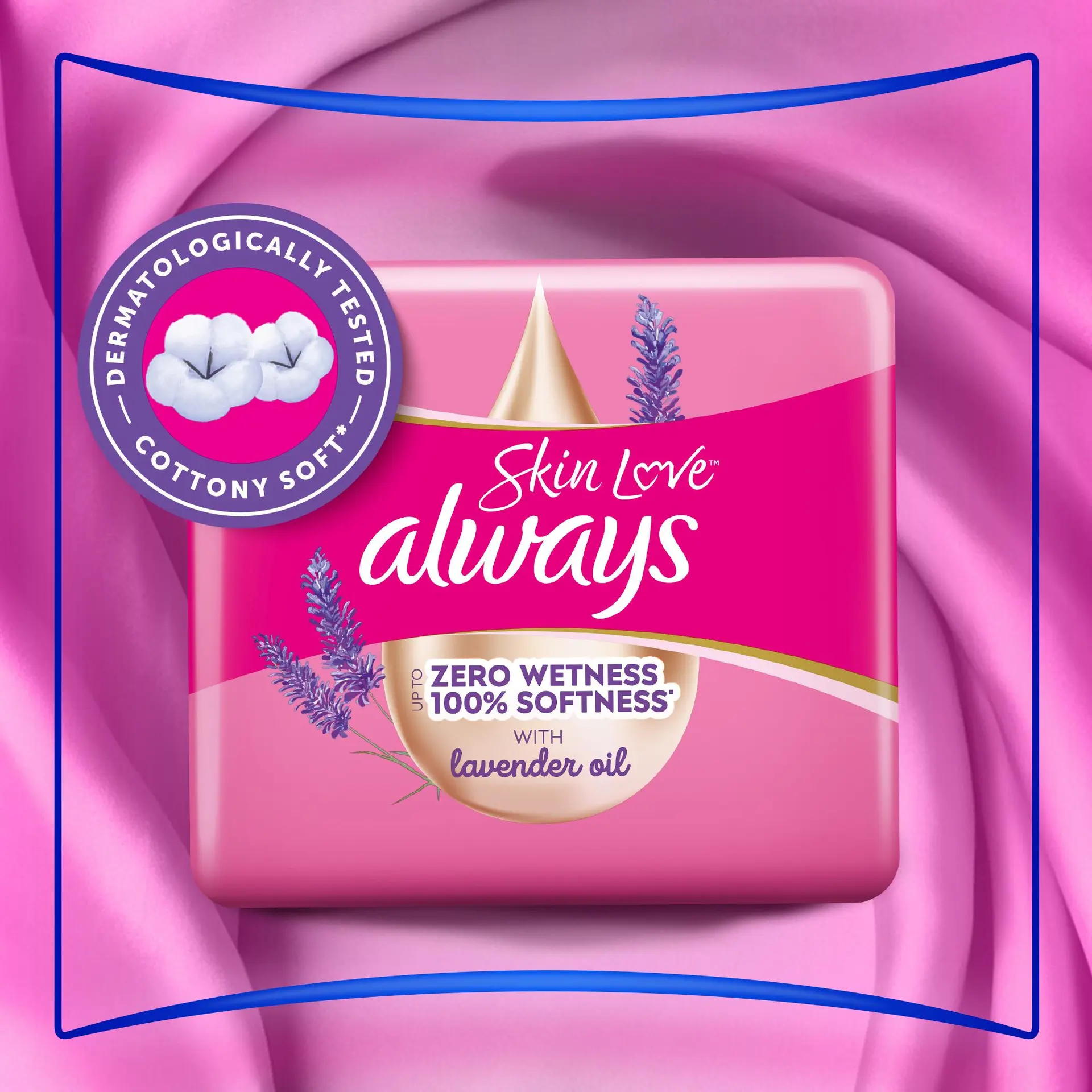 Always Skin Love Up To Zero Wetness 100% Softness Maxi Thick 50 Pads - view 6