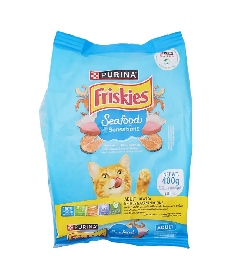 Purina Friskies Cat Food Seafood Sensation 400 gm - view 1