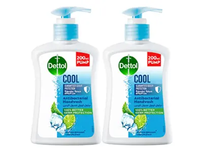 Dettol Cool Antibacterial Hand Wash 2X200Ml - view 1