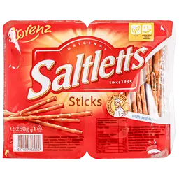 Lorenz Saltletts Sticks Salted 250 gm