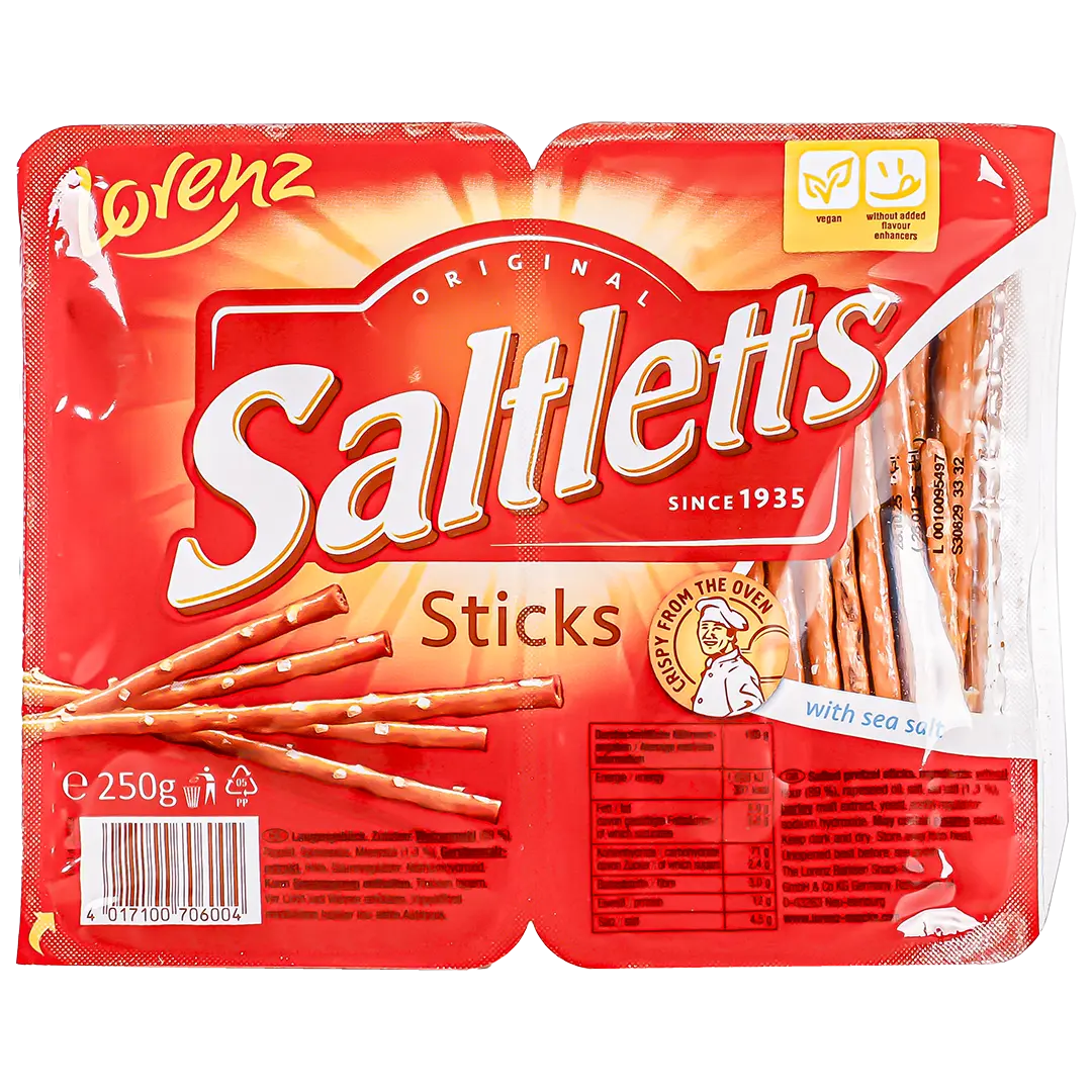 Lorenz Saltletts Sticks Salted 250 gm - view 1