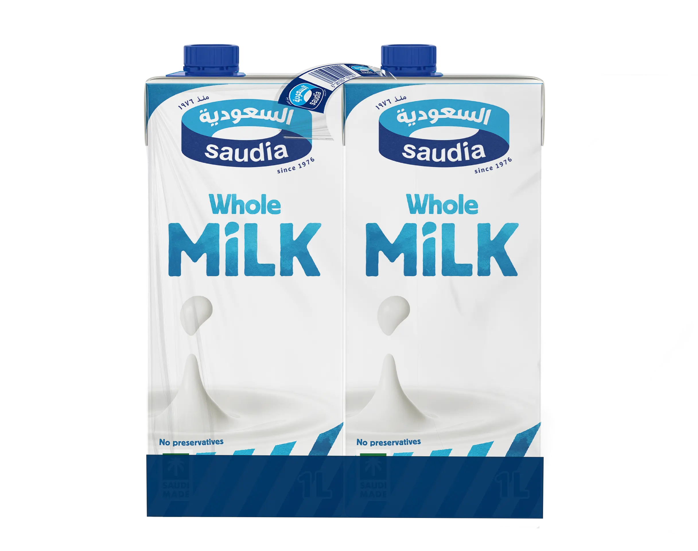 Saudia Milk Full Fat 4 pcs 1 l - view 2